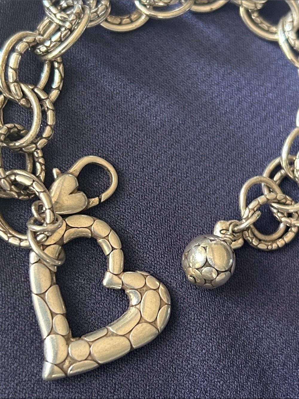 Brighton Pebble Link charm bracelet